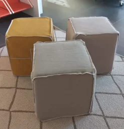 Tomasella Pouf in tessuto Cookie a marchio a prezzo scontato- Pouf