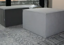 Pouf in tessuto Flower a marchio a prezzo ribassato^Tomasella Online