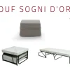 Discount Pouf in tessuto Pouf-letto Sogni d'oro a marchio a prezzo scontato Pouf