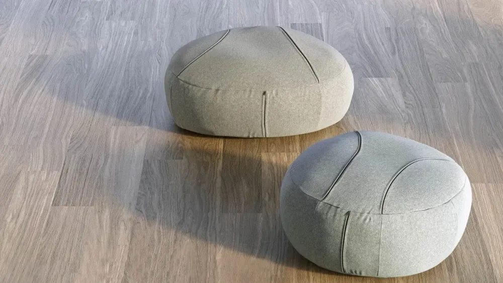 Doimo Salotti Pouf moderno modello Sassi in Offerta Outlet- Pouf