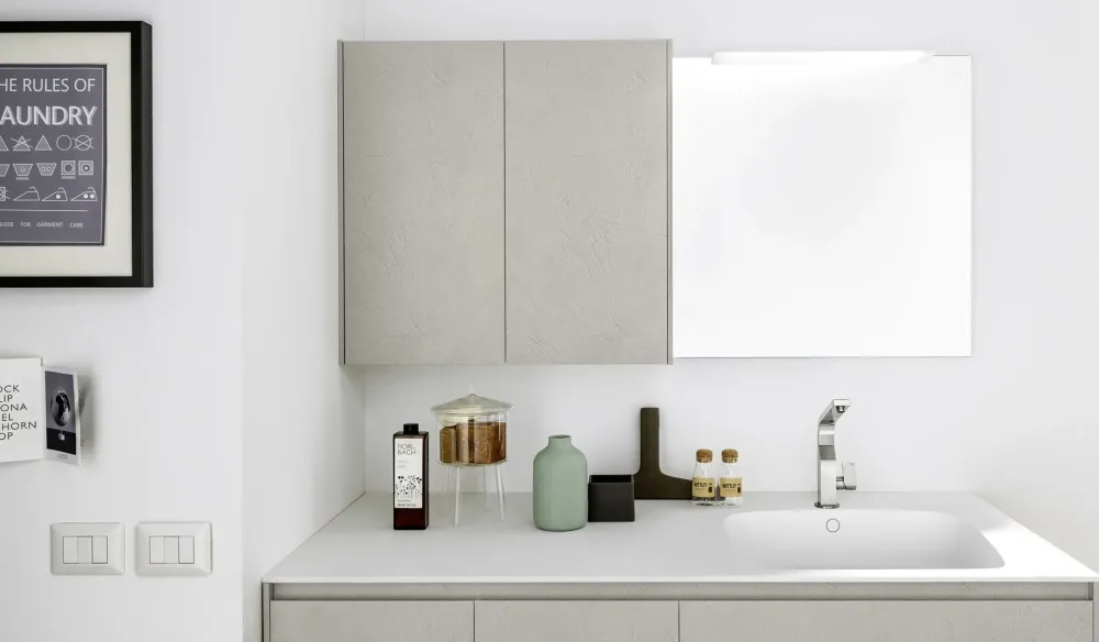 Sale Progetta il tuo bagno con Laundry System C5 a prezzo scontato! Mobili Bagno A Terra