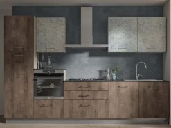 Arrex Progettista interni: Composizione 330-02 moderna e lineare, scontata. Colori unici!- Cucine Lineari|Cucine Moderne