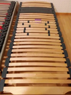 New Rete letto Corrado blues fissa di Falomo in OFFERTA OUTLET Reti Letto