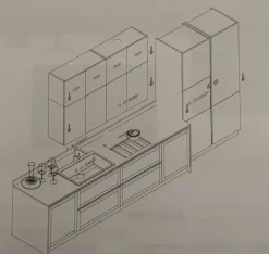 Richiedi il prezzo: cucina rovere moro moderna Colombini artec lungomare man up78 di scontata^Colombini Casa Hot
