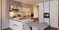 Veneta Cucine Richiedi il prezzo: cucina altri colori moderna Lounge 02 di scontata- Cucine Lineari|Cucine Moderne