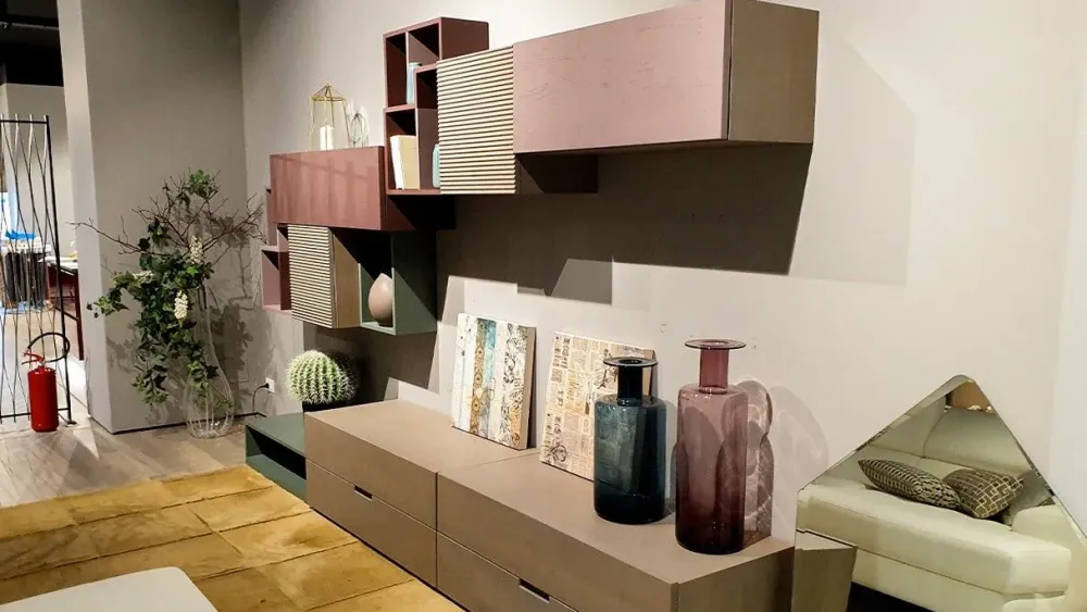 Clearance Richiedi il prezzo della parete attrezzata Living collection zero 16 di Pareti Attrezzate