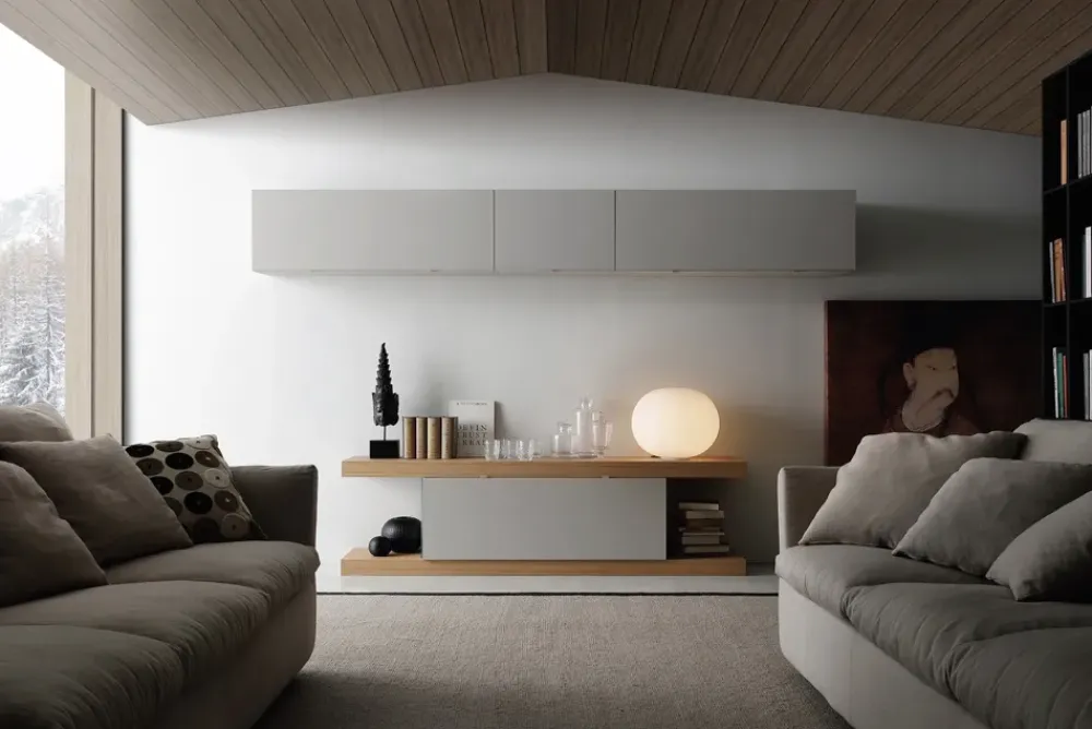 New Richiedi il prezzo della parete attrezzata F2/ twinse line con pensili di Pareti Attrezzate