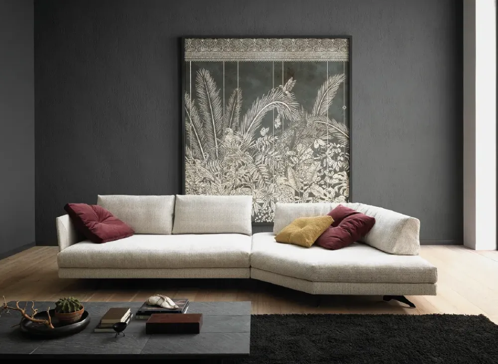 Outlet Richiedi il prezzo riservato del Divano angolare Valentini mod stone : compila il modulo di richiesta informazioni Divani