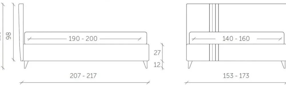 Stilfar Italia Richiedi il prezzo riservato del letto Fanny nella fotografia- Letti