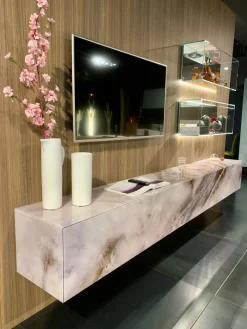 Richiedi ora il prezzo della parete attrezzata Living materia alabastro di^Lago Online