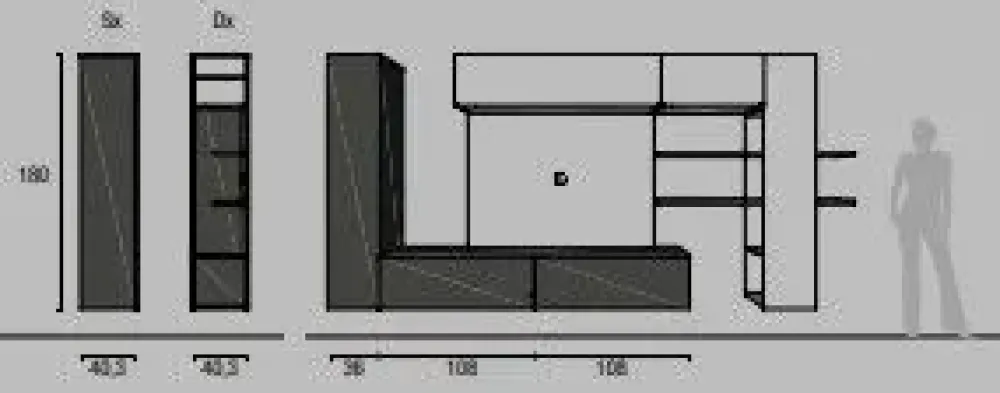 Tomasella Richiedi ora il prezzo esclusivo della parete Skt30 di !- Pareti Attrezzate