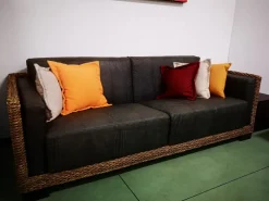 Smania Ronny pelle in poliuretano   a prezzo scontato- Divani