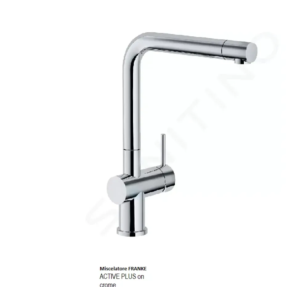 Rubinetto per il bagno di casa Active plus on crome con forte sconto^Franke Sale