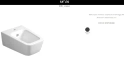 Simas Sanitari bagno modello Degrade a marchio in Ceramica a prezzo scontato- Sanitari