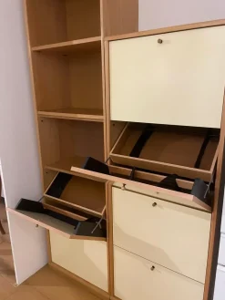 Artigianale Scarpiera in melaminico Elite di con forte sconto- Scarpiere