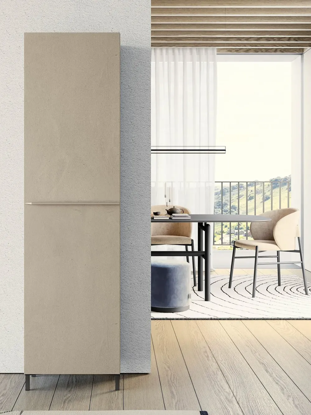 Clearance Scarpiera in melaminico Linear di con forte sconto Scarpiere