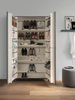 Scarpiera in specchio Linear di con forte sconto Scarpiere