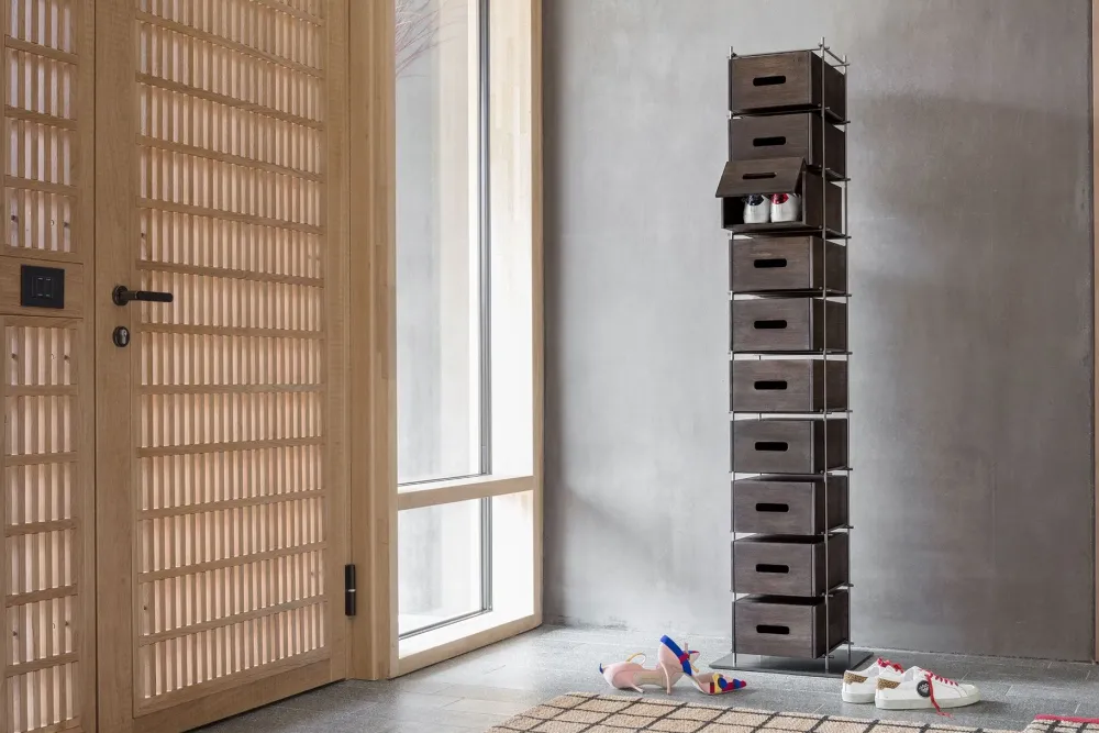 Mogg Scarpiera modello Manolo in stile design in offerta- Scarpiere