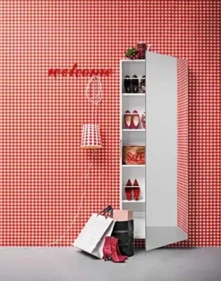 Birex Scarpiere Welcome in specchio a prezzo Outlet- Scarpiere