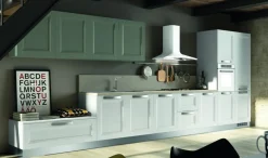 Essebi Scontata: Macchina Bianca , lineare e classica. Acquistala ora!- Cucine Lineari