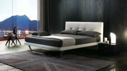 Clearance Scontato! Letto imbottito Alexia con gambe. Acquista ora! Letti