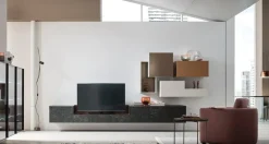 Hot Sconto -30% su Mobile Soggiorno Unix su2201 di ! Pareti Attrezzate