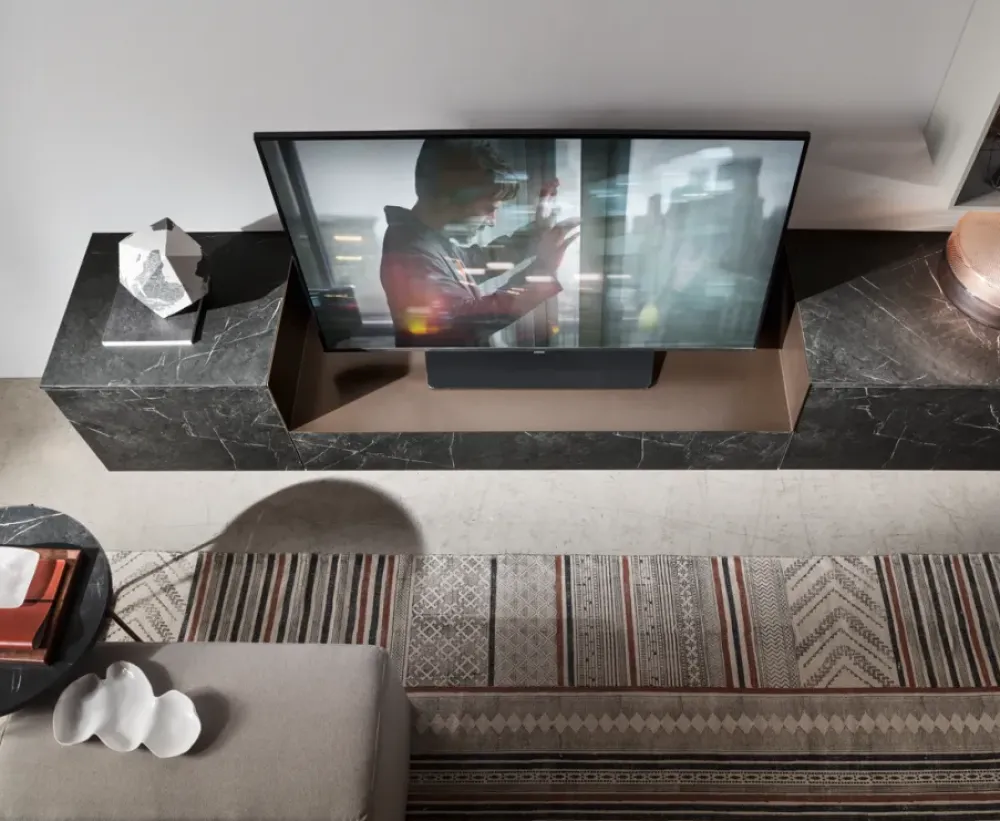 Hot Sconto -30% su Mobile Soggiorno Unix su2201 di ! Pareti Attrezzate