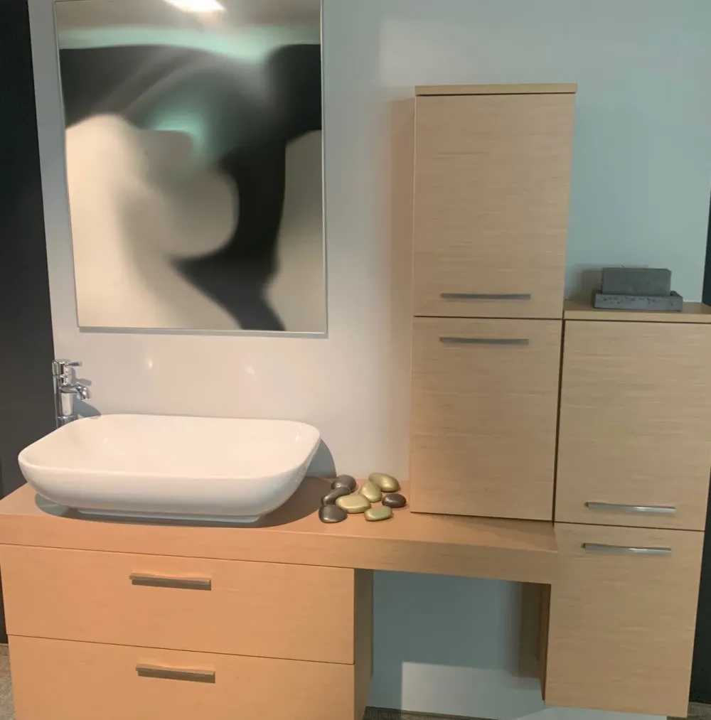 Novello Sconto del 50% su mobile Natural per arredo bagno!- Mobili Bagno Sospeso