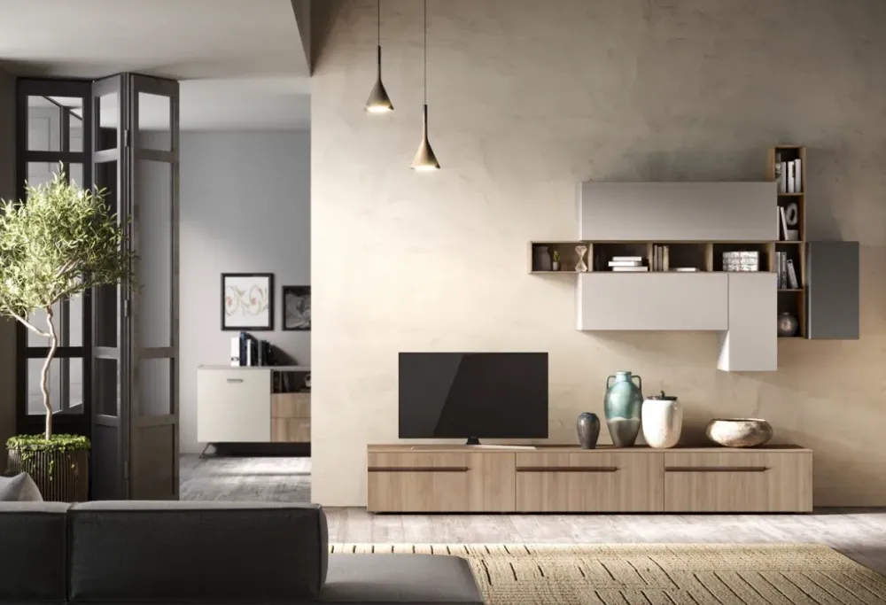 Sconto del 42% sul mobile soggiorno Abaco 04 di ! Acquista ora!^Gierre Mobili Sale