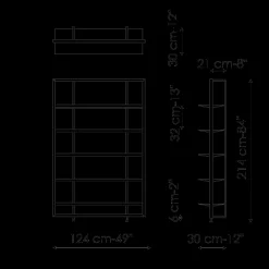 Bonaldo Scopri Alix di : libreria in metallo scontata -30%. Non perdere l'occasione!- Librerie