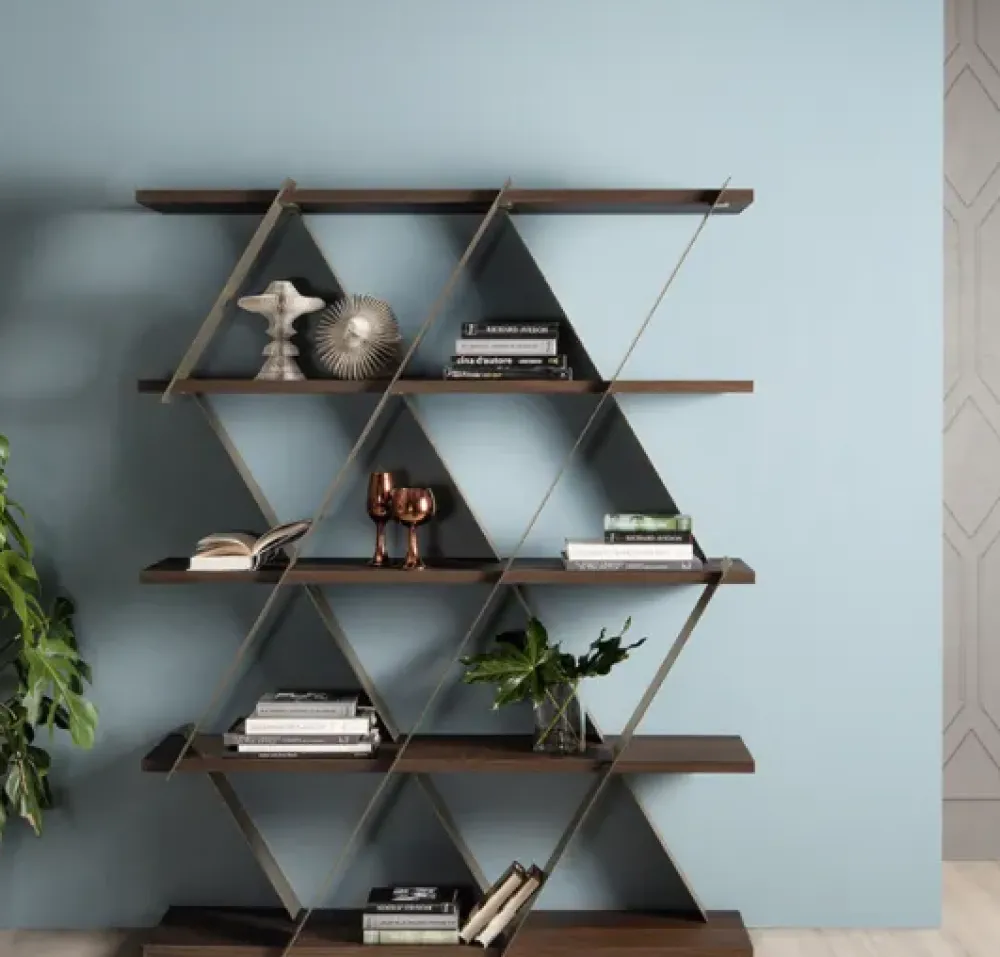 Tonin Casa Scopri Castle: libreria in legno scontata -30%! Ottieni un arredo di qualità a prezzo scontato.- Librerie