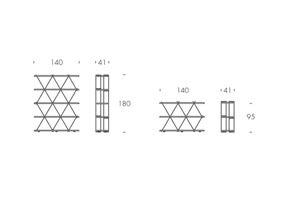 Tonin Casa Scopri Castle: libreria in legno scontata -30%! Ottieni un arredo di qualità a prezzo scontato.- Librerie