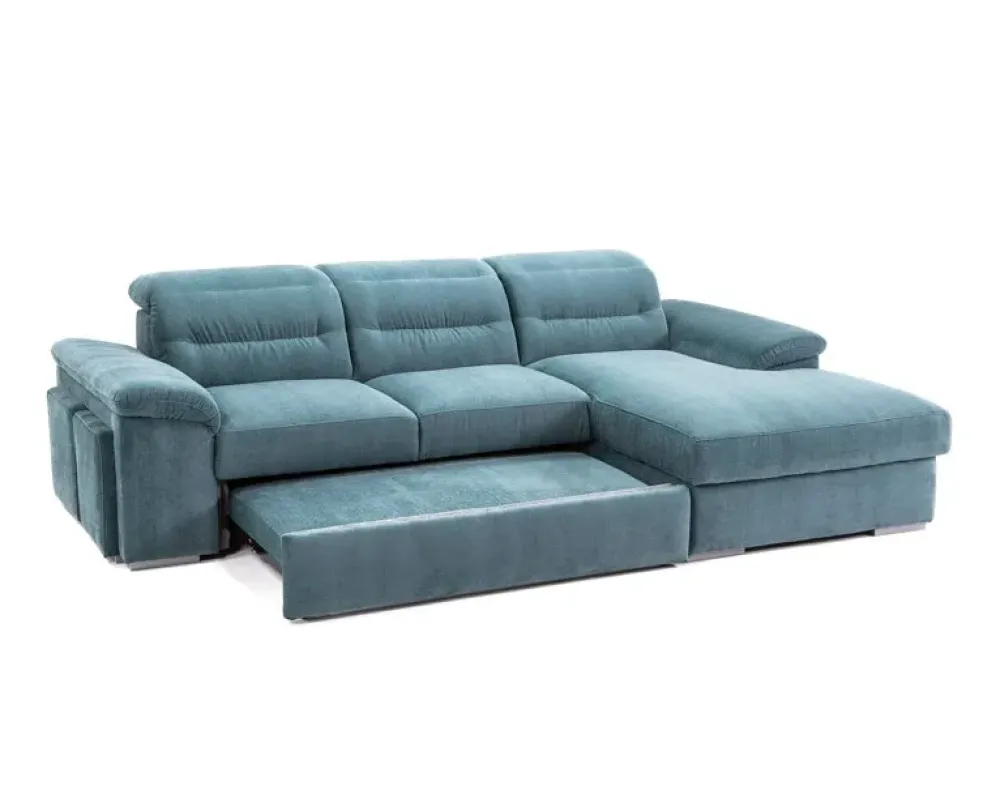 Gamma Scopri i divani letto con penisola in Tessuto a prezzo scontato!- Divani