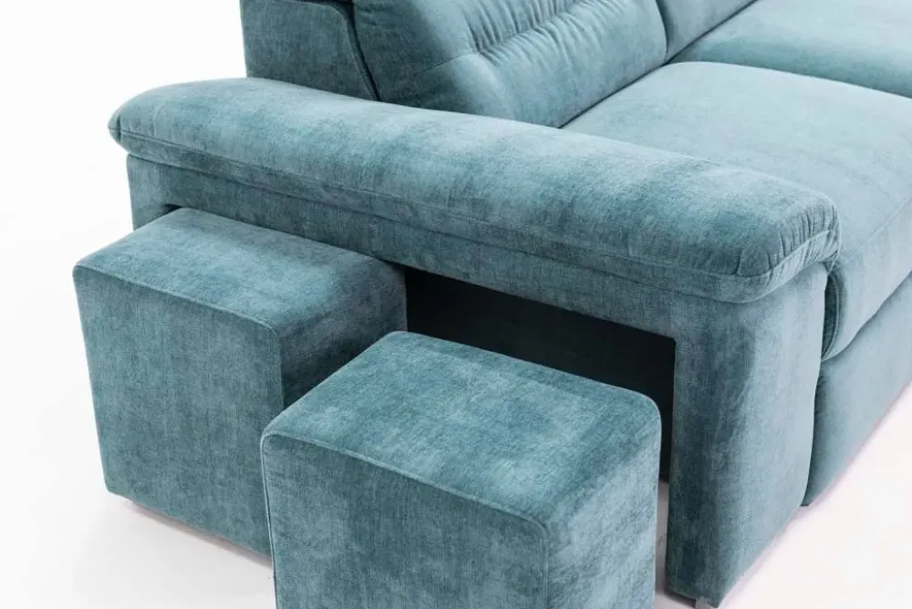 Gamma Scopri i divani letto con penisola in Tessuto a prezzo scontato!- Divani