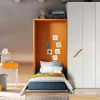 Scopri il letto Verticale a scomparsa, finitura arancia con sconto 48%!^Artigianale Online