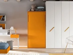 Scopri il letto Verticale a scomparsa, finitura arancia con sconto 48%!^Artigianale Online