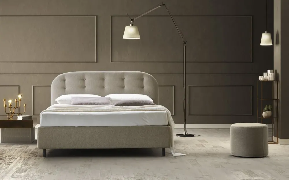 Stilfar Italia Scopri il prezzo del letto Bianca con bottoni nell'immagine- Letti