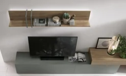 Outlet Scopri il prezzo riservato della parete attrezzata At114 di Pareti Attrezzate