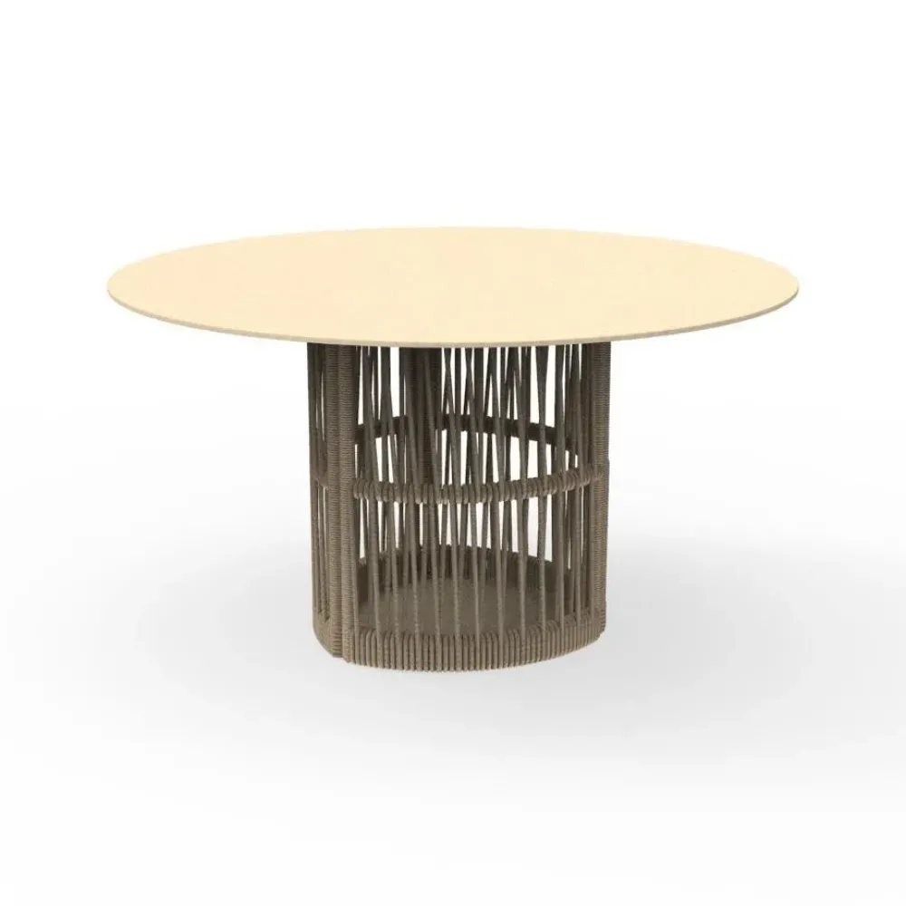 Talenti Scopri il Tavolo Modello Cliff da Giardino ! Offerta Outlet: diametro 140 cm. Acquista ora!- Tavoli Da Giardino