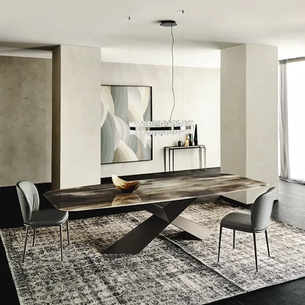 Scopri il Tavolo Tyron Crystalart di a prezzo speciale!^Cattelan Italia Online