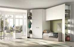 ZG Mobili Scopri la cameretta Room141 : letto a ponte scontato! Ottieni un arredamento di qualità per la tua casa!- Camerette