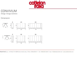 Scopri la consolle Convivum con forte sconto^Cattelan Italia Clearance