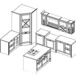 Febal Scopri la cucina ad angolo Shabby con uno sconto!- Cucine Ad Angolo|Cucine Moderne
