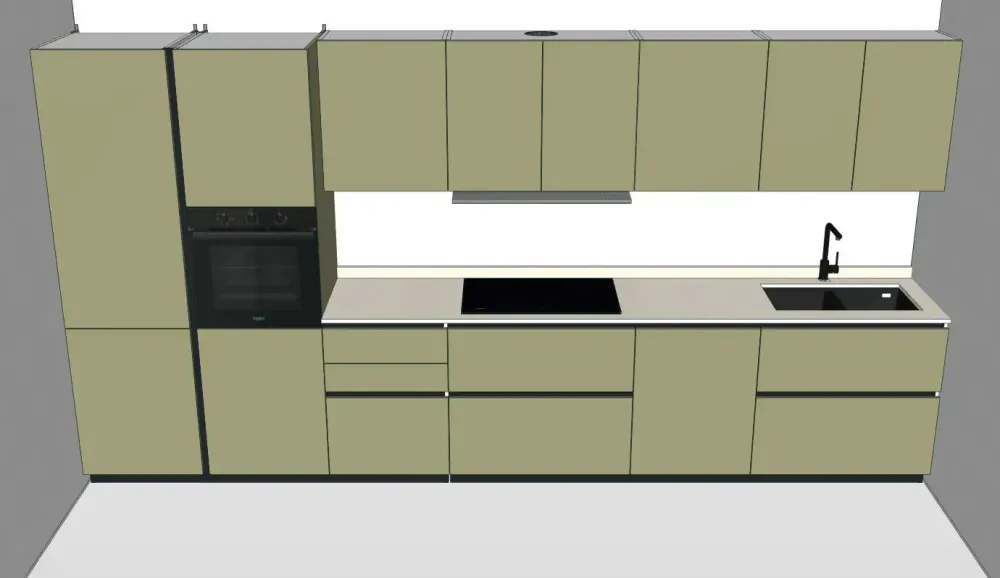 Clearance Scopri la cucina Lounge 01 di in OFFERTA OUTLET Cucine Lineari|Cucine Design