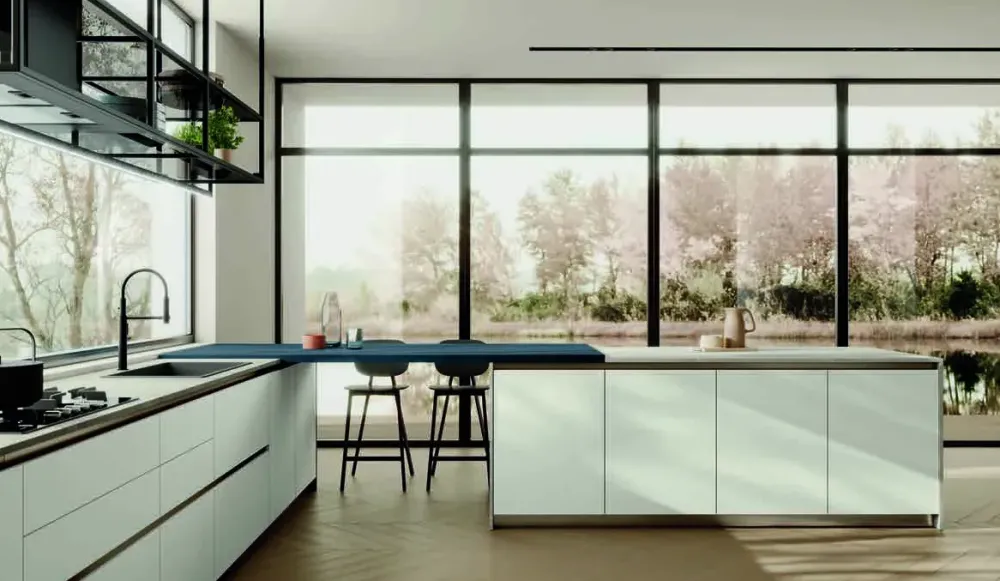 Scopri la cucina Lungomare compo 10 di in OFFERTA OUTLET Cucine Con Penisola|Cucine Moderne