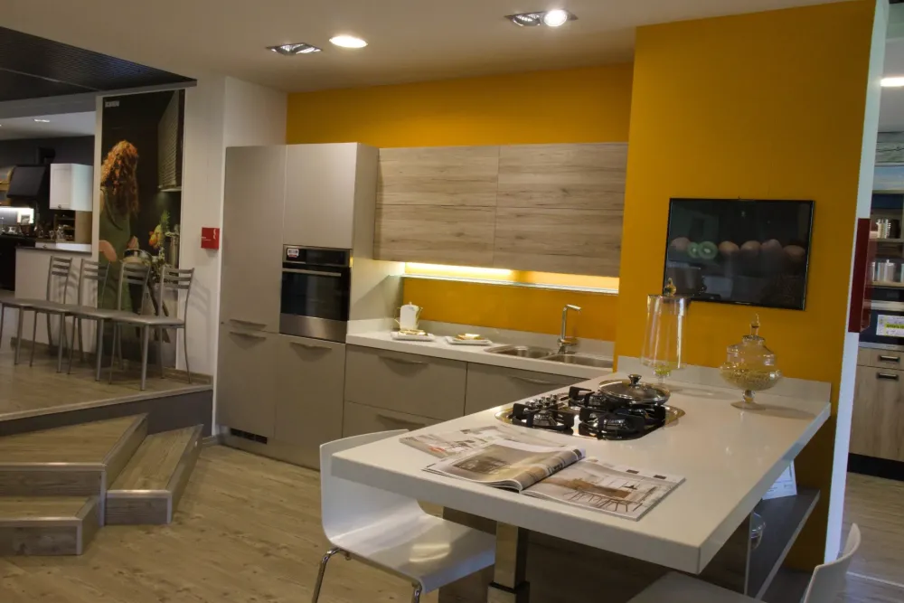 Scavolini Scopri la cucina Mood con sconto del 54%! Un'ottima scelta per l'architetto.- Cucine Con Penisola|Cucine Moderne