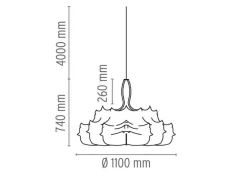 Outlet Scopri la Lampada Zeppelin 1 a prezzo scontato. Una sospensione unica ed elegante per illuminare la tua casa. Lampade A Sospensione