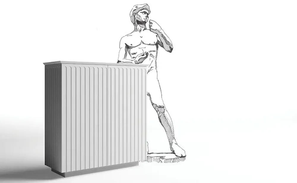 Scopri la Madia Athena di , design unico e scontata!^Minotti Italia New