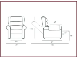 Egoitaliano Scopri la Poltrona Relax Nuvola di in Offerta Outlet! Movimento relax incluso.- Poltrone Relax