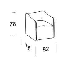 Clearance Scopri la Poltroncina Kubik Mottes Selection, ora scontata! Un design moderno ed elegante, per completare il tuo arredamento. Poltrone